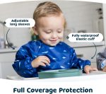 Tiny Twinkle Mess Proof Baby Bib, Full Sleeve Bib Outfit, Waterproof Bib for Toddlers, Machine Washable, Tug Proof Closure…… - Image 4